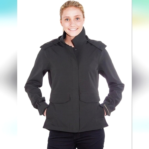 NOBLE Equestrian Pinnacle Jacket in black. Size Large - Picture 2 of 16